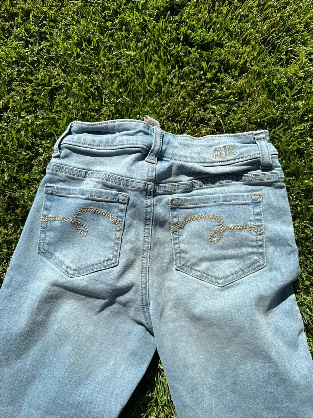 Light Blue Distressed Girl’s Jeans